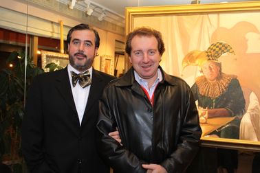 Vernissage della mostra di AdonaÏ.