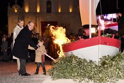 I PRINCIPI ALLA FESTA DI SANTA DEVOTA